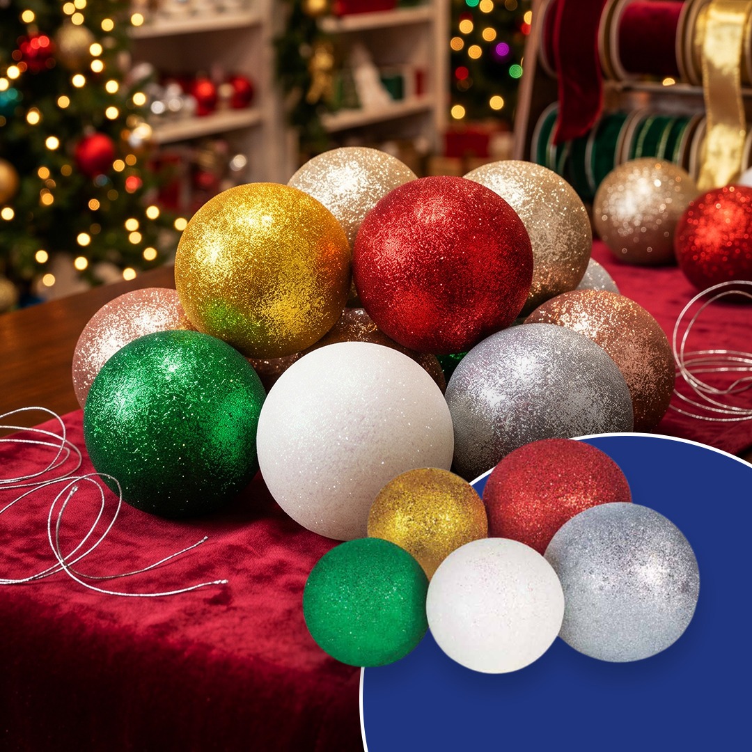 Bolas com Glitter
